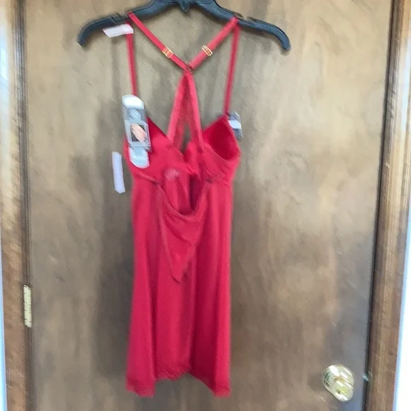 NWT push up baby doll & panty set red size S - Picture 16 of 16